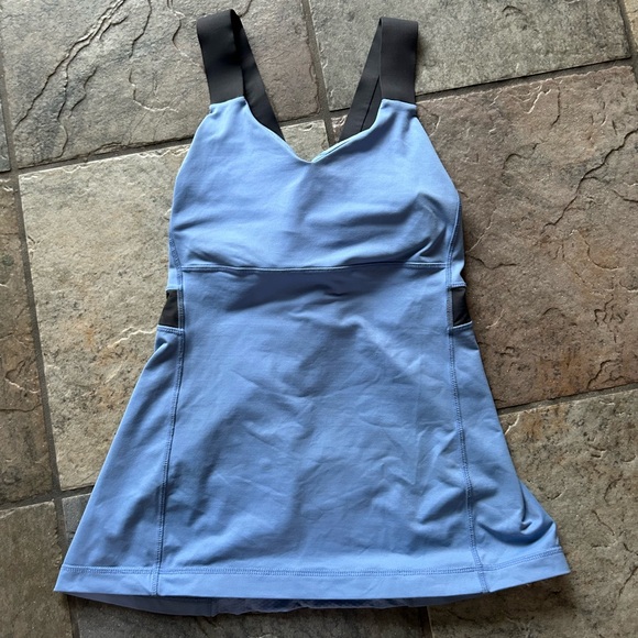 LULU LEMON CROSS STRAP TOP SOFT - Picture 4 of 7